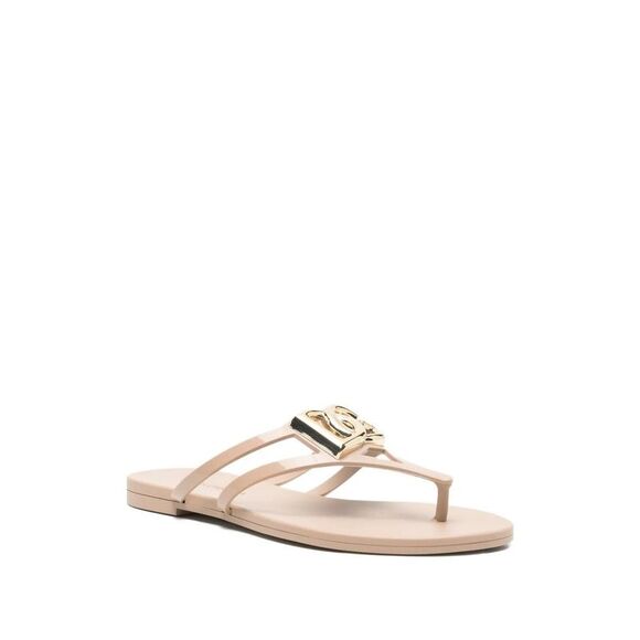 Dolce & Gabbana Women Dg Logo Rubber Beachwear Slides - Picture 2 of 4